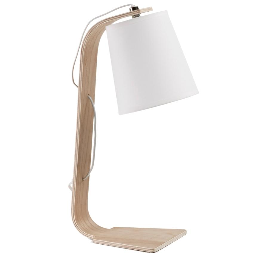 Dubová stolní lampa Kave Home Repcy