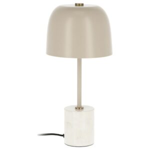 Béžová kovová stolní lampa Kave Home Alish 40 cm