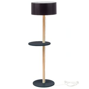 Černá stojací lampa RAGABA UFO 140 cm