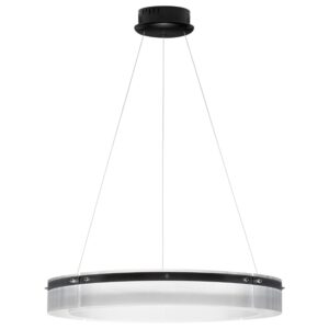 Skleněné závěsné LED světlo Nova Luce Pauline 85 cm