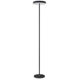 Černá kovová stojací LED lampa Nova Luce Viti 170 cm