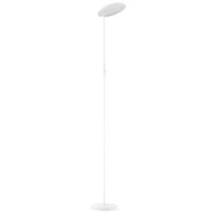 Bílá kovová stojací LED lampa Nova Luce Notos 205 cm