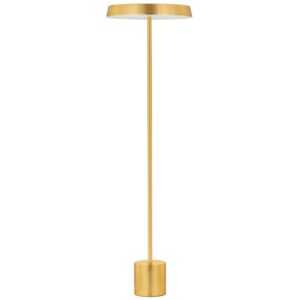 Zlatá kovová stojací LED lampa Nova Luce Vetro 136 cm