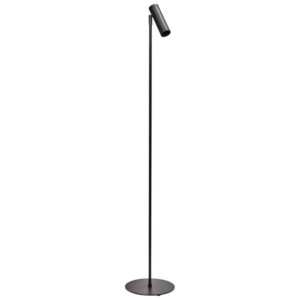 House Doctor Černá kovová stojací lampa Norm 125 cm